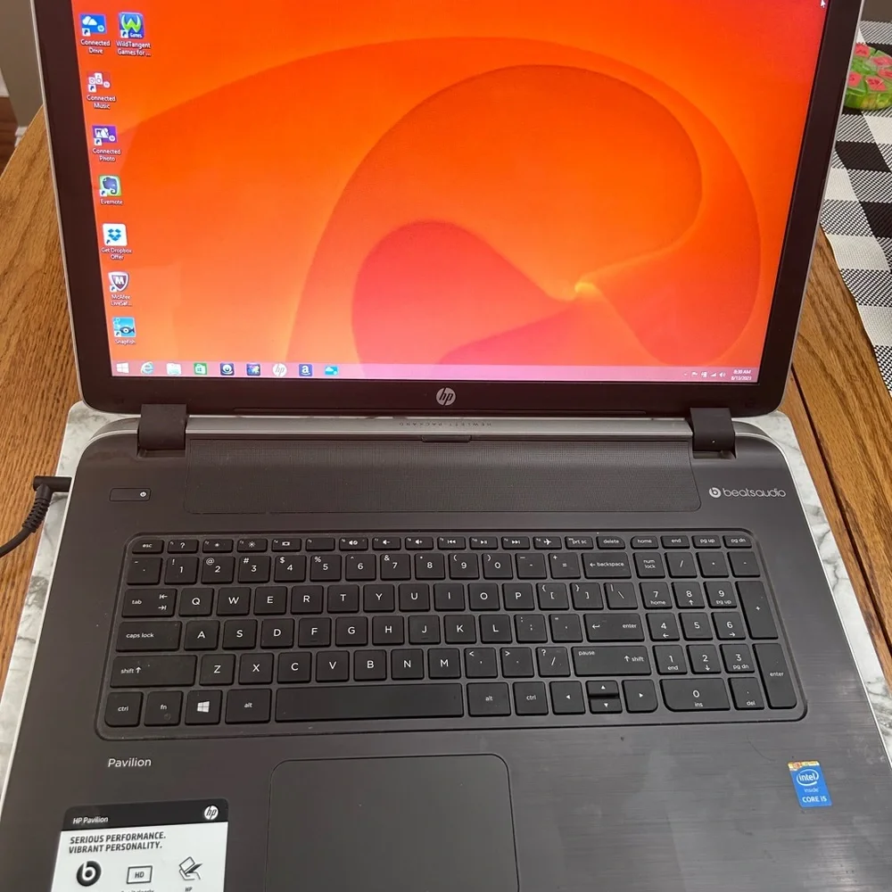 HP Laptop all specs are in picture of Lap top Screen.